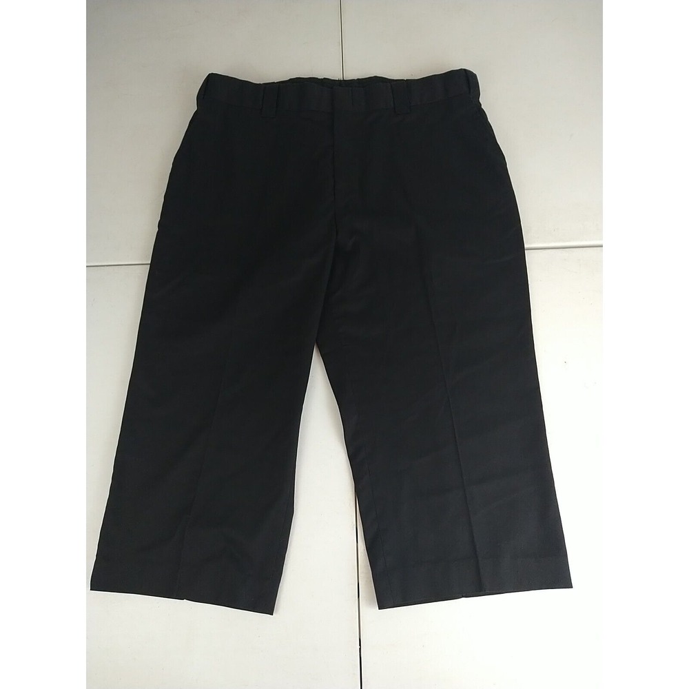 Flying Cross Pants Men W44 L23 R13 Reg Black Security Durable Pockets Flat Front
